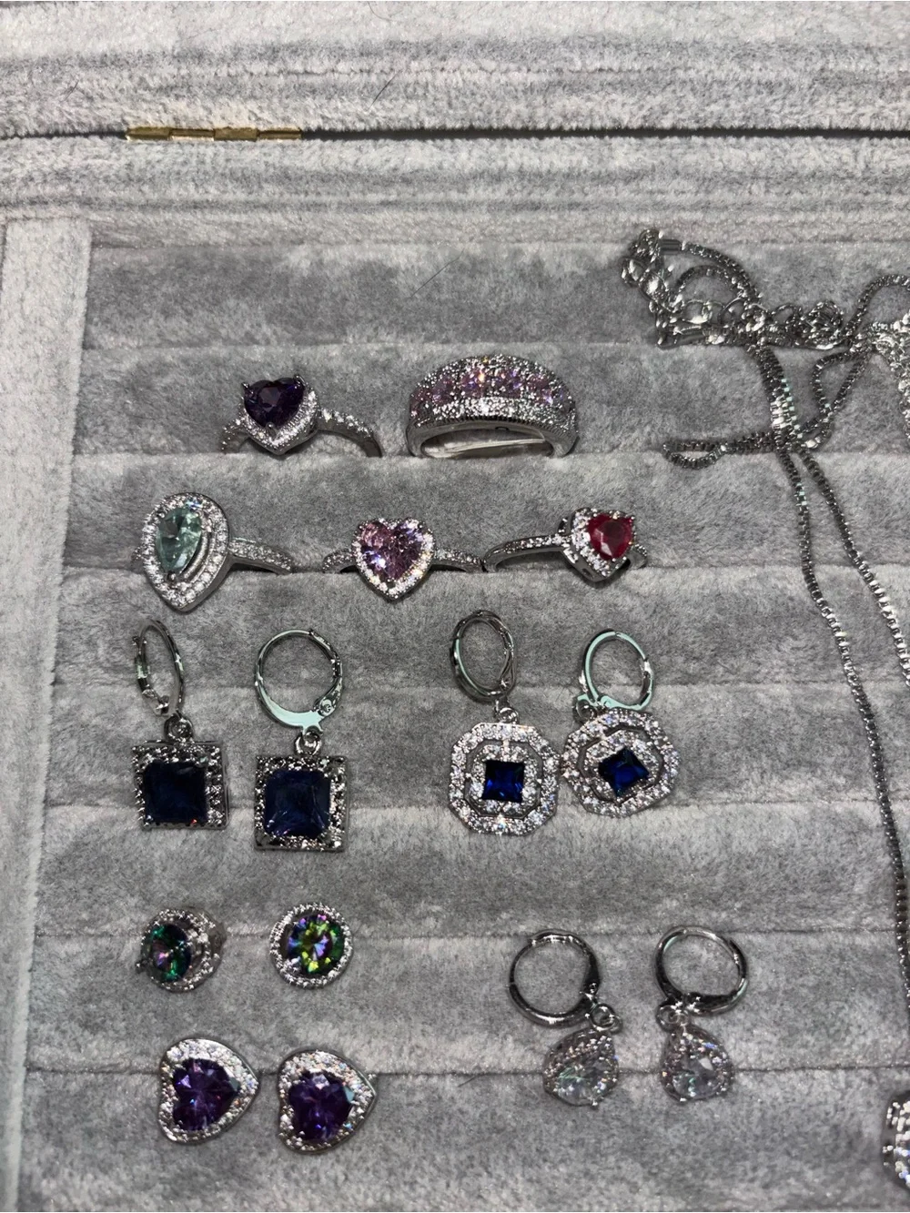 Jewelry Bundle Lot Rings Earrings Necklace bracelet s925 10kt stamped